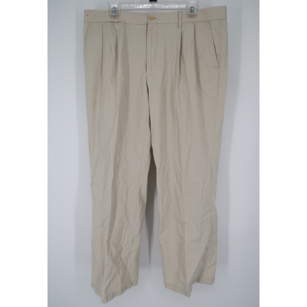 Givenchy Mens Beige Khaki Chino Dress Pants‎ Pleated Size 36x30
